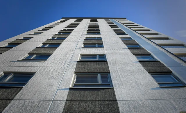 building, high-rise building, architecture, facade, residential building, apartment building. Vancouver strata appliance repair bookings: who approves access